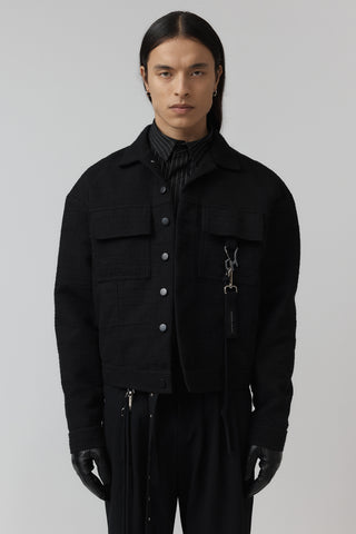 Macro Pocket Jacket - Black