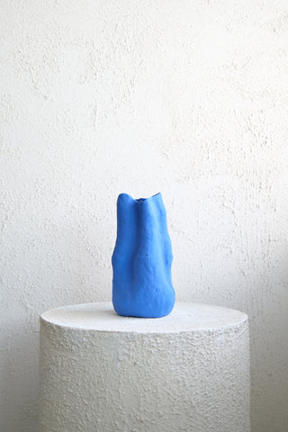 Georgia Matte Blue Vase