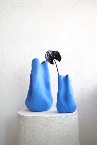 Georgia Matte Blue Vase