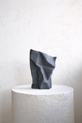 Crumpled Handmade Ceramic Vase