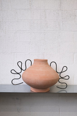 INES TERRACOTA VESSEL  -  DIEGO OLIVERO STUDIO