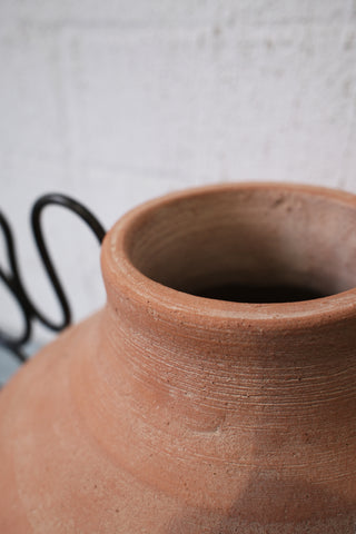 INES TERRACOTA VESSEL  -  DIEGO OLIVERO STUDIO
