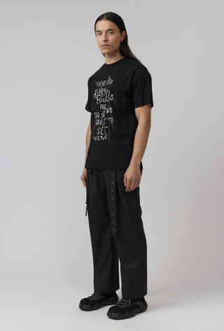 Belted Pleat Pant - Space Check