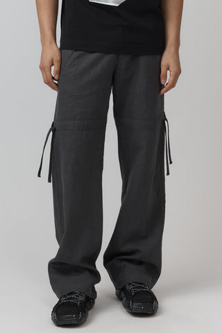 Strap Pant - Grey