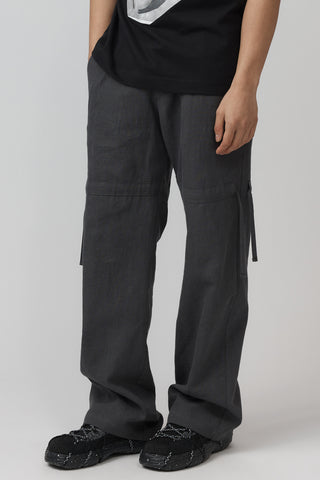 Strap Pant - Grey