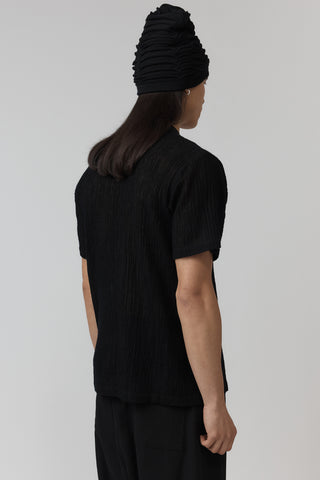 Carbon Tee – Washed Wool - Black