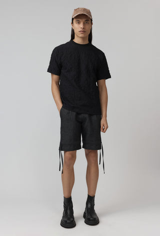 Carbon Tee – Jacquard - Black