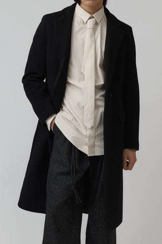 Macro Surgical Coat Wool - Black