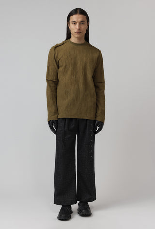 Sterile Top – Washed Wool – Moss