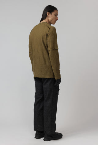 Sterile Top – Washed Wool – Moss