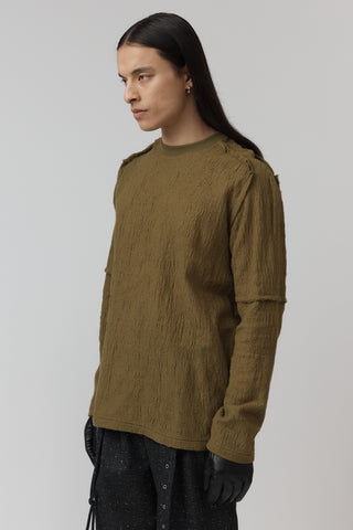 Sterile Top – Washed Wool – Moss