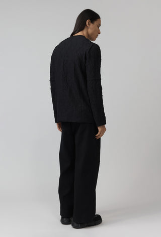 Sterile Top – Jacquard – Black