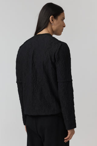 Sterile Top – Jacquard – Black