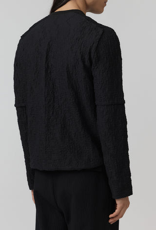 Sterile Top – Jacquard – Black