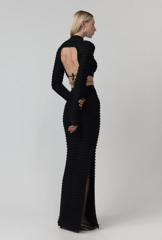 Vertebrae Tube Skirt - Black