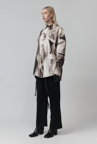 Macro Shirt – Worn Print