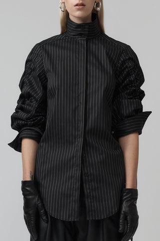 Gather Ammo Shirt - Black Pinstripe