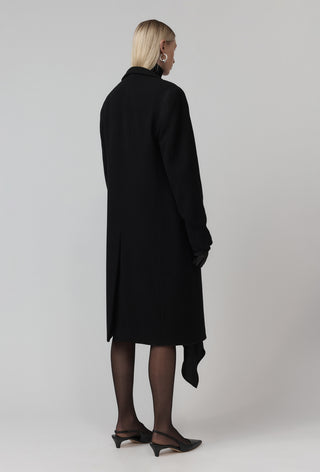 Macro Surgical Coat Wool -  Black