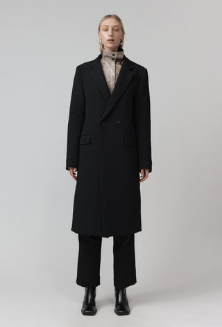 Macro Surgical Coat Twill -  Black