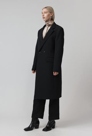 Macro Surgical Coat Twill -  Black