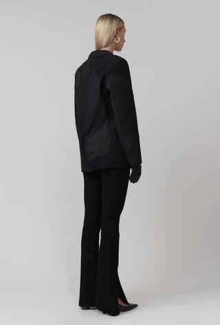 Re-Worn Macro Blazer -  Charcoal Pinstripe