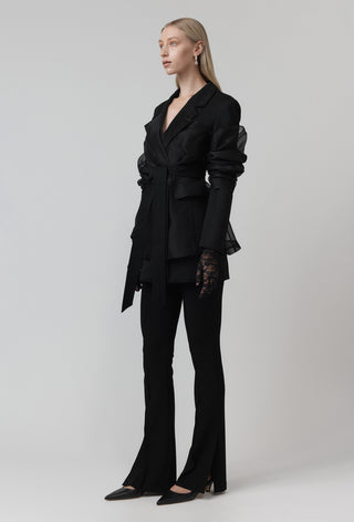 Hybrid Blazer Dress - Black