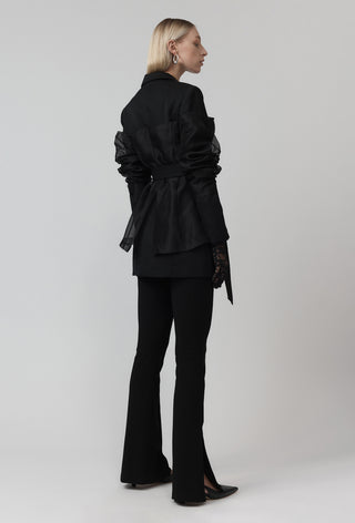 Hybrid Blazer Dress - Black