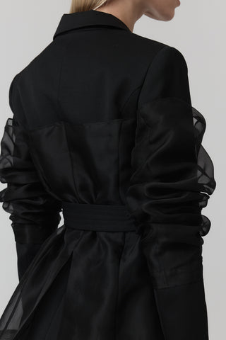 Hybrid Blazer Dress - Black