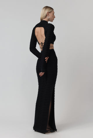 Vertebrae Lunar Top - Black