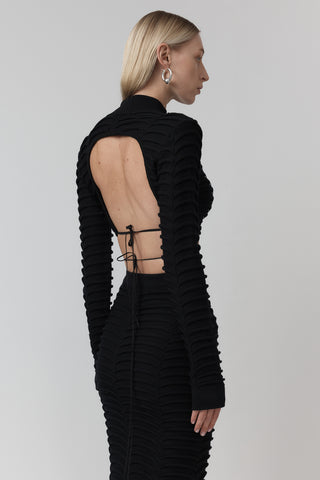 Vertebrae Lunar Top - Black