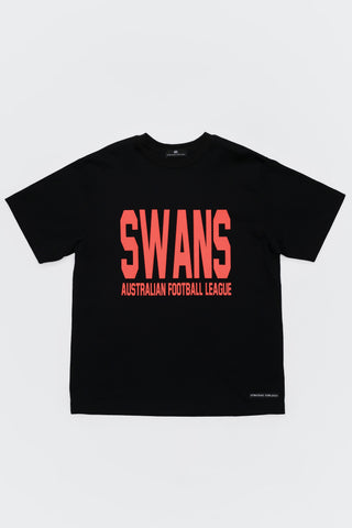CLUB T-SHIRT - SYDNEY SWANS - BLACK