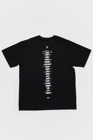 HIT LIST T-SHIRT - SYDNEY SWANS - BLACK