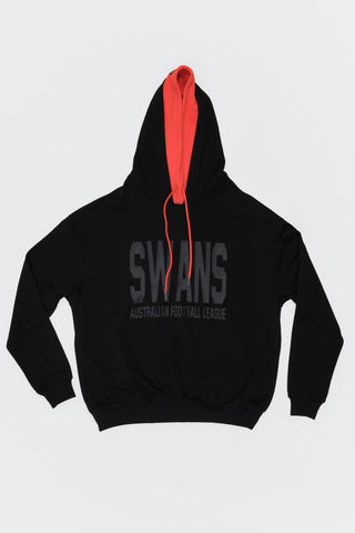 CLUB HOODIE - SYDNEY SWANS - BLACK