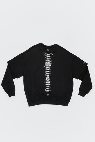 HIT LIST SWEATER - SYDNEY SWANS - BLACK