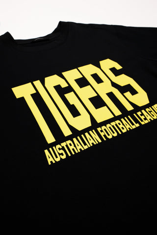 CLUB T-SHIRT - RICHMOND TIGERS - BLACK