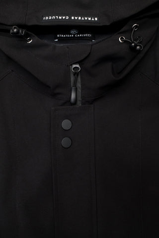 RICHMOND TIGERS - SHORT WINDBREAKER JACKET - BLACK