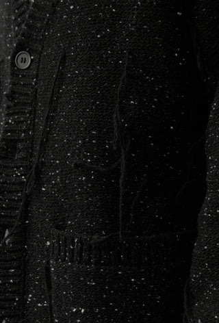 Thread Knit Cardigan - Space Black