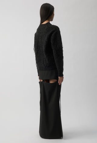 Thread Knit Sweater - Space Black