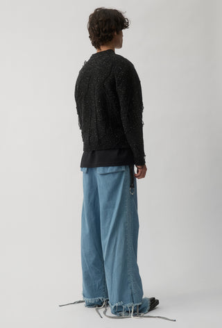 Thread Knit Sweater - Space Black