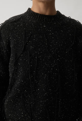 Thread Knit Sweater - Space Black