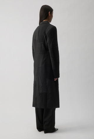 Re-Worn Surgical Coat - Charcoal Pinstripe