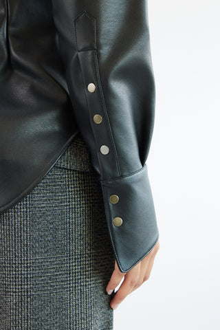 Pin-Tuck Shirt - Black